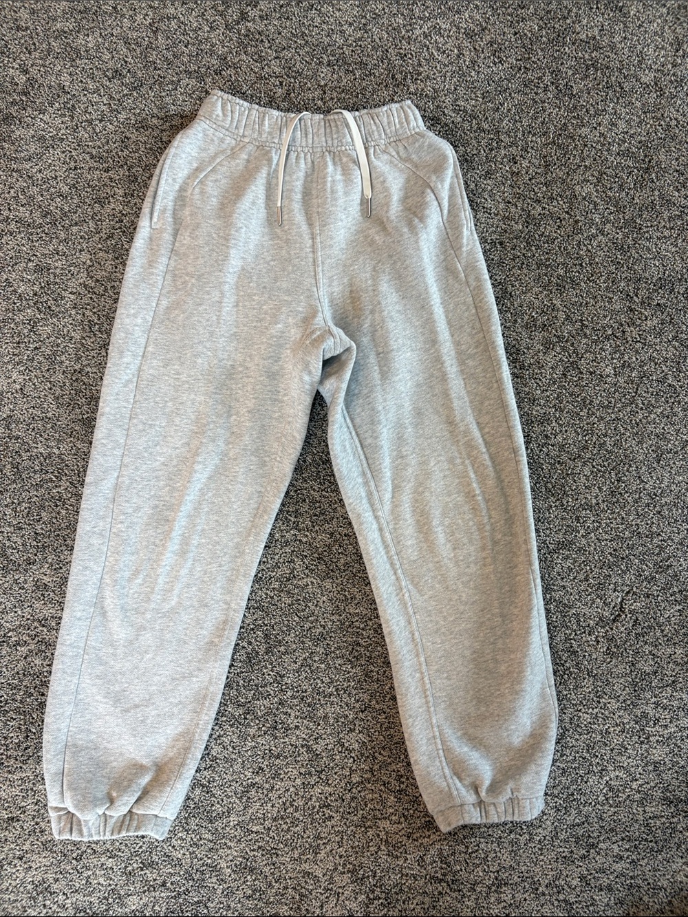 lululemon Scuba Mid-Rise Oversized Jogger XXXS Heathered Light Grey